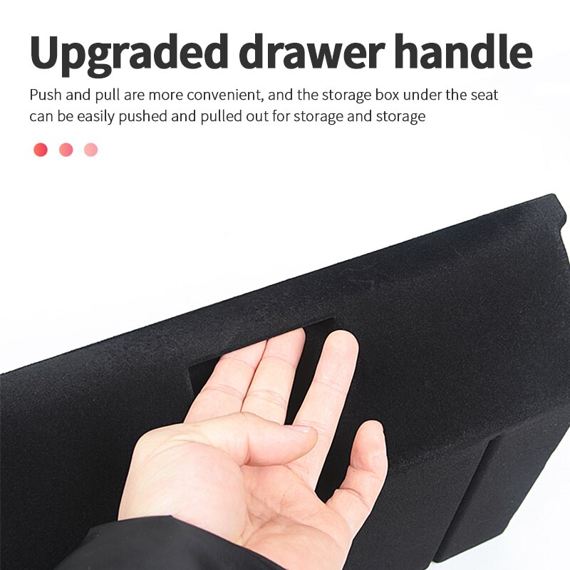 Under-seat storage box for Tesla Model Y Accessories/Auto Accessories Model Y Accessories