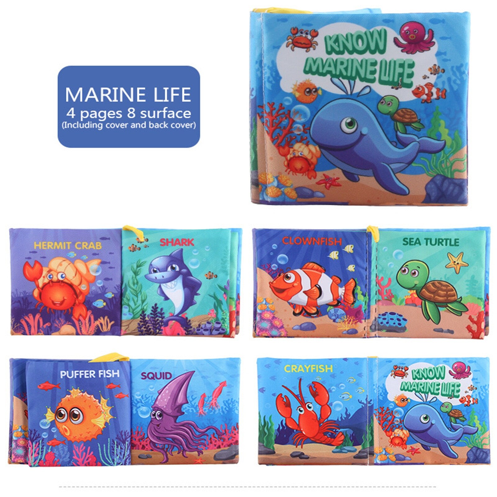 essen Weichen Baby Intelligenz Entwicklung Bild Lernen Drei-dimensionale Tuch Buch Stoff Kleinkind Baby Buch Frühstück Spielzeug: B