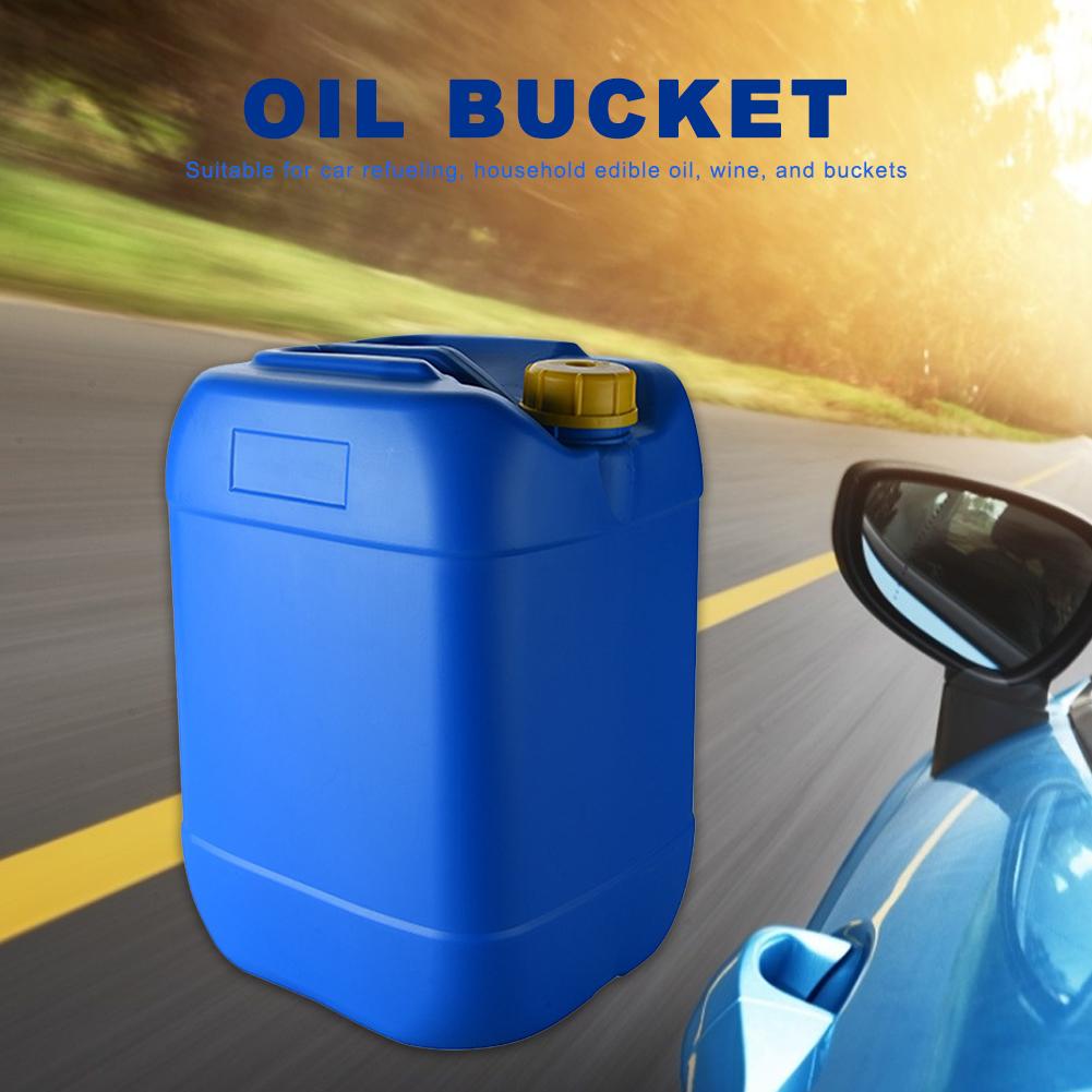 Portable 25L Gas Fuel Tank Spare Plastic Petrol Tanks Gasoline Oil Container Fuel-jugs Blue Car Gas Container Tanks