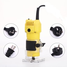 500W 30000rpm Electric Trimmer Wood Laminate Router 220V Woodworking Trimming Tools Carving Milling Machine