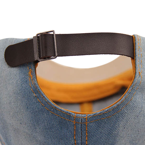 Gorro vaquero con incrustaciones de diamantes de imitación de verano para mujer