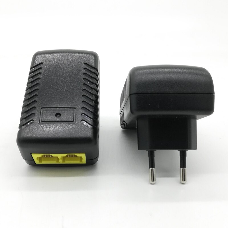 Passiv poe 4805 48v 0.5a europeisk standard støpsel-i poe injektor strøm over ethernet(eu plugg)