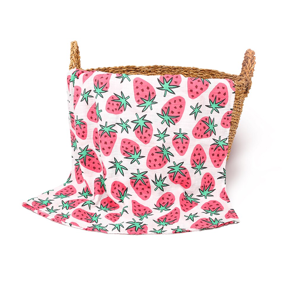 Elinfantil 100% musselina algodão swaddle bebê andando cobertor cobertura toalha de banho cobertor de ar condicionado cobertor 120 × 120cm