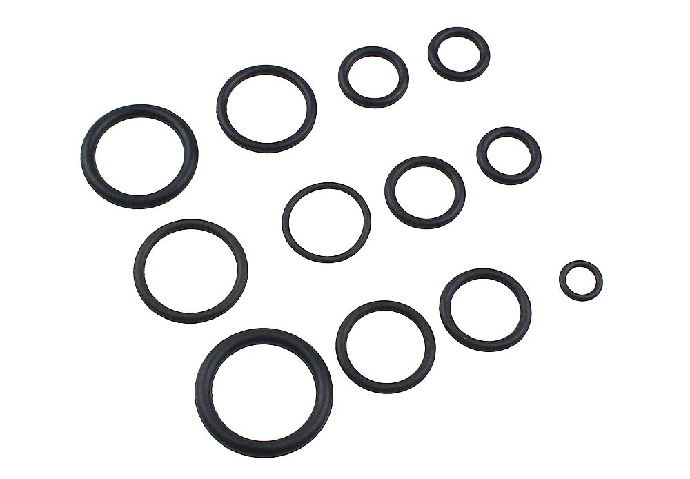 Sourcing Map 10 Stuks Fluorrubber O-ring 12x19x3,5 Mm - Hittebestendige Afdichting Zwart