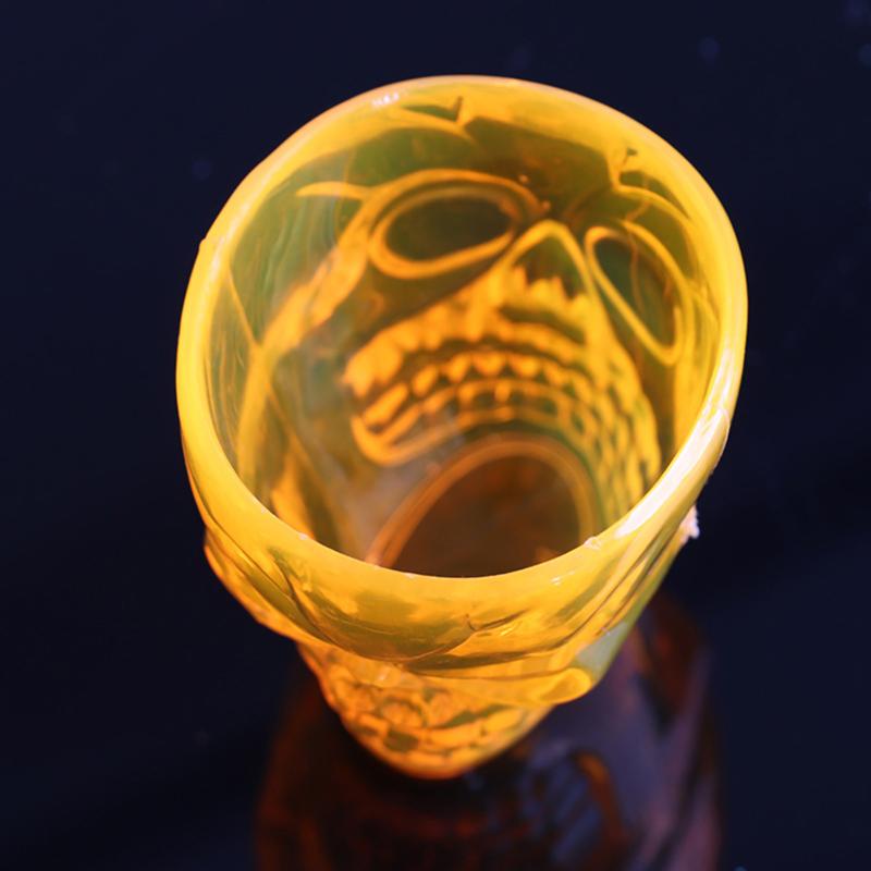 24pcs Orange Skull Pattern Wine Cup Halloween Water Drinks Champagne Toasting Mug Party Supplies For Halloween Festival