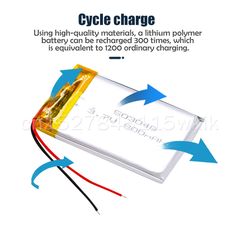 503048 053048 3.7V 800Mah Oplaadbare Lithium Polymeer Batterij Voor MP3 MP4 Gps Rijden Recorder Bluetooth Headset Li Ion mobiele