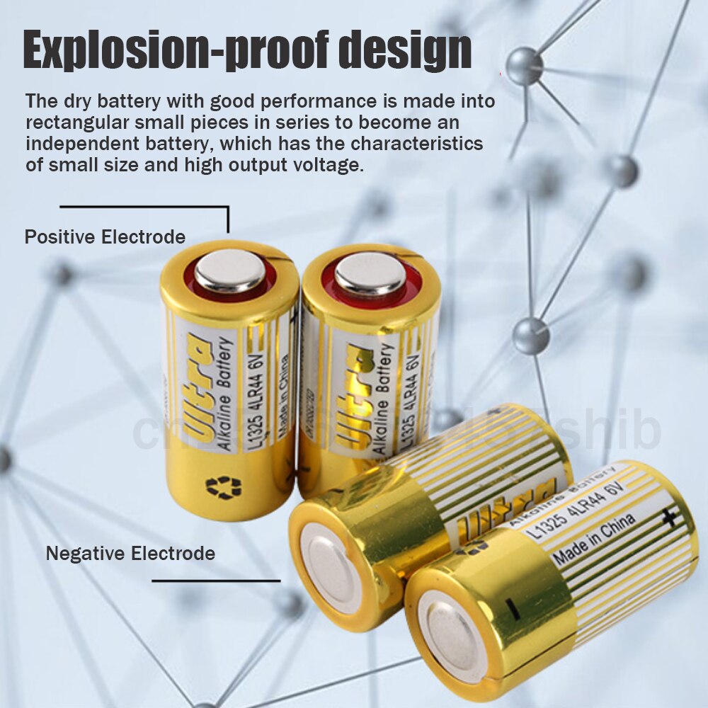 2pcs 4LR44 L1325 6V Alkaline Battery A544V 4034PX PX28A L1325 4AG13 544 4A76 Dry Primary Cells For Toy Remote Control Calculator