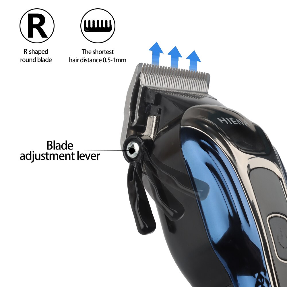 Electric LCD Hair Clipper Trimmer For Men Rechargeable Shaver Beard Barber Hair Cutting Machine Four-Color USB