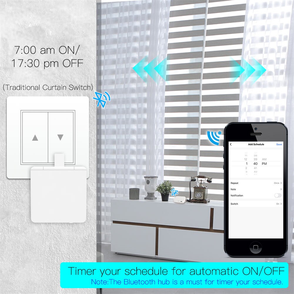 Smart Fingerbot Button Pusher Auto Switch BLE Tuya Smart Life App Alexa Siri Voice Control via BLE Hub for Light Switch Aircon