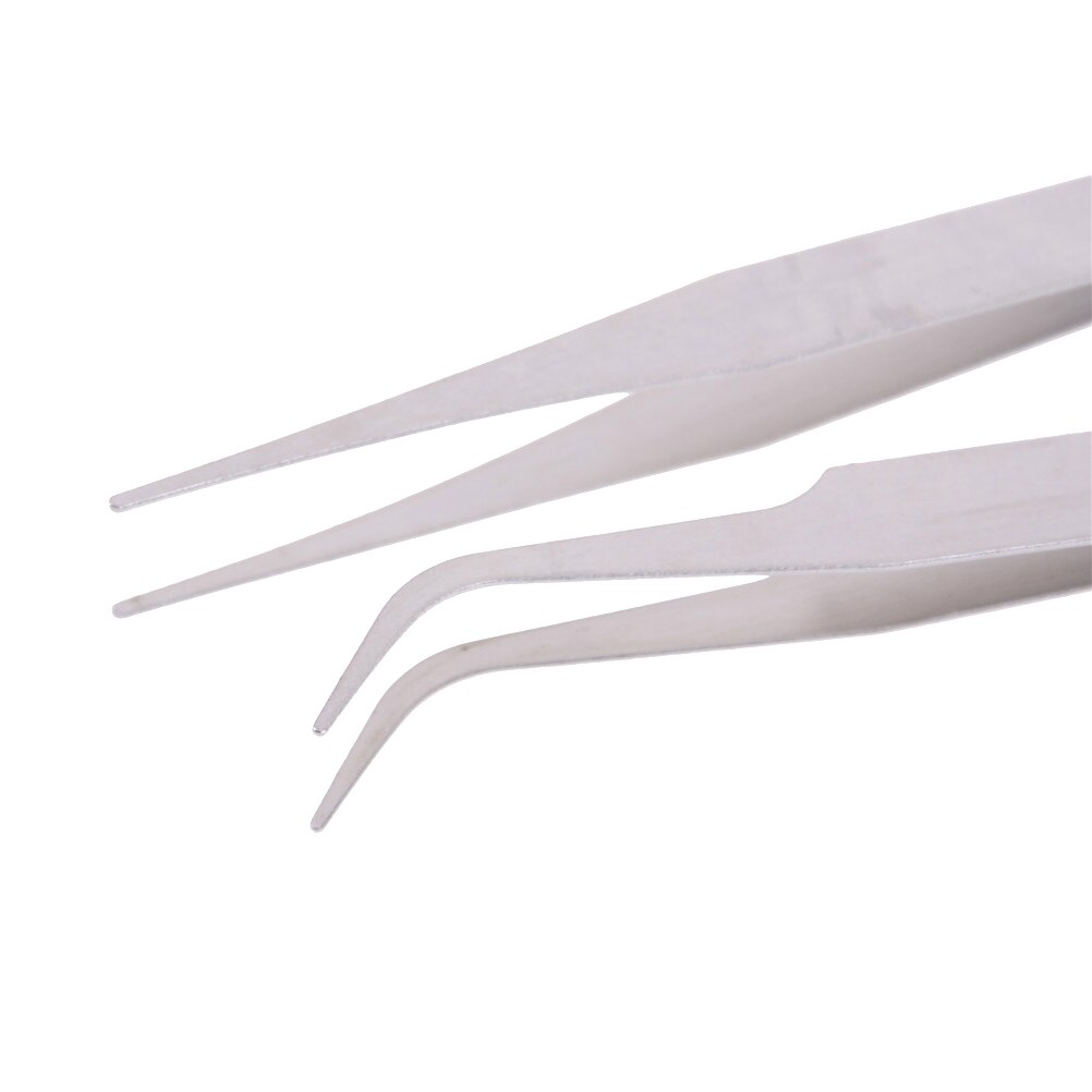 6 Pcs/set All Purpose Precision Tweezer Set Stainless Steel Anti Static Tool Kit Sewing