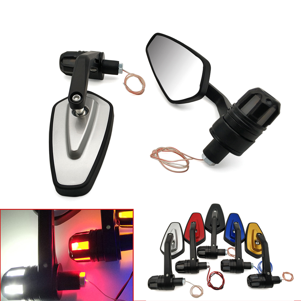 Motorrad griff spiegel mit Wiederum FÜHRTE signal licht Für DUCATI HYPERMOTARD 821 939 SP Hypermotard 950 / 950 SP