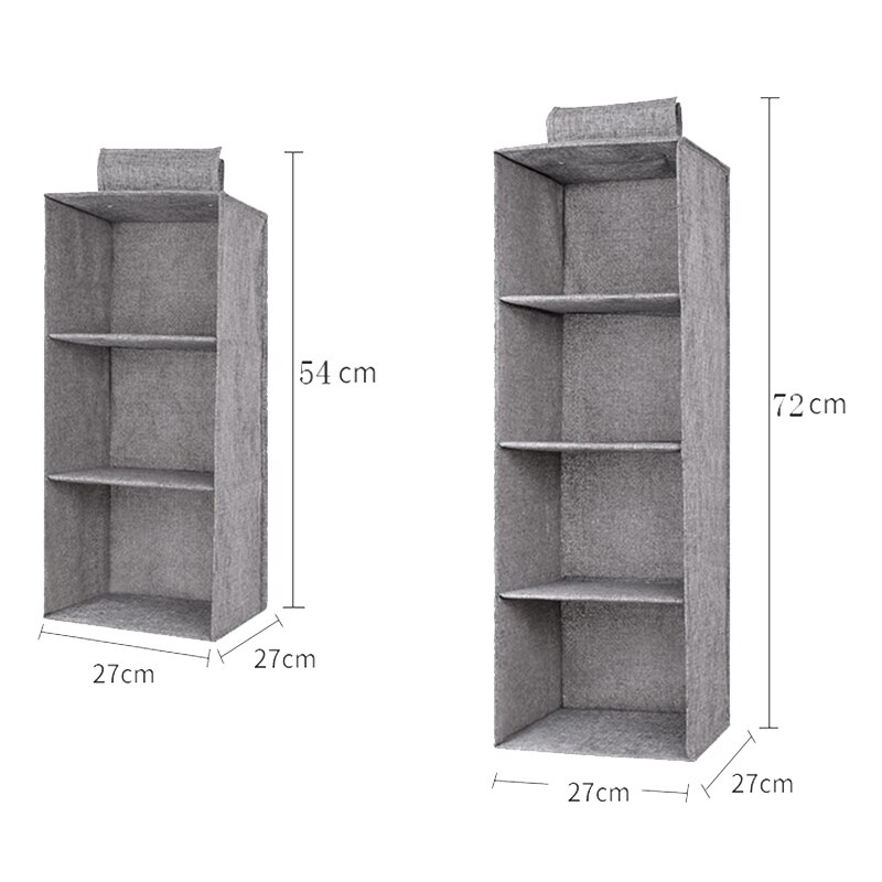 Multi-camada pendurado gaveta organizador roupas guarda-roupa prateleiras armazenamento vestuário arrumado sapato cinza (b)