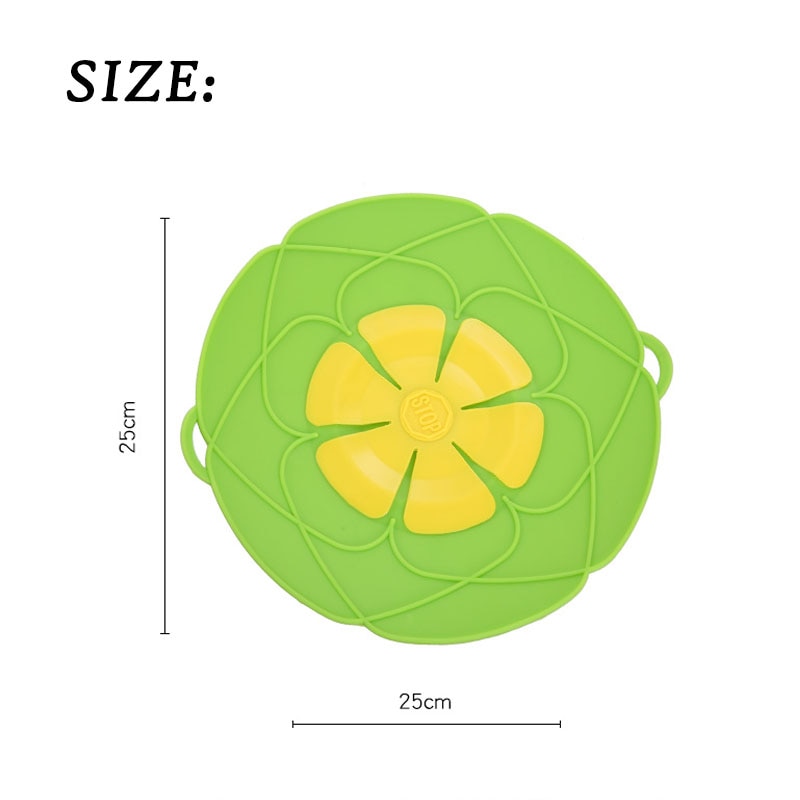 Deckel Für Pfanne Silikon deckel verschütten Stopper Abdeckung Für Topf Pfanne Küche Zubehör Kochen Werkzeuge Blume Kochgeschirr Küche Zubehör