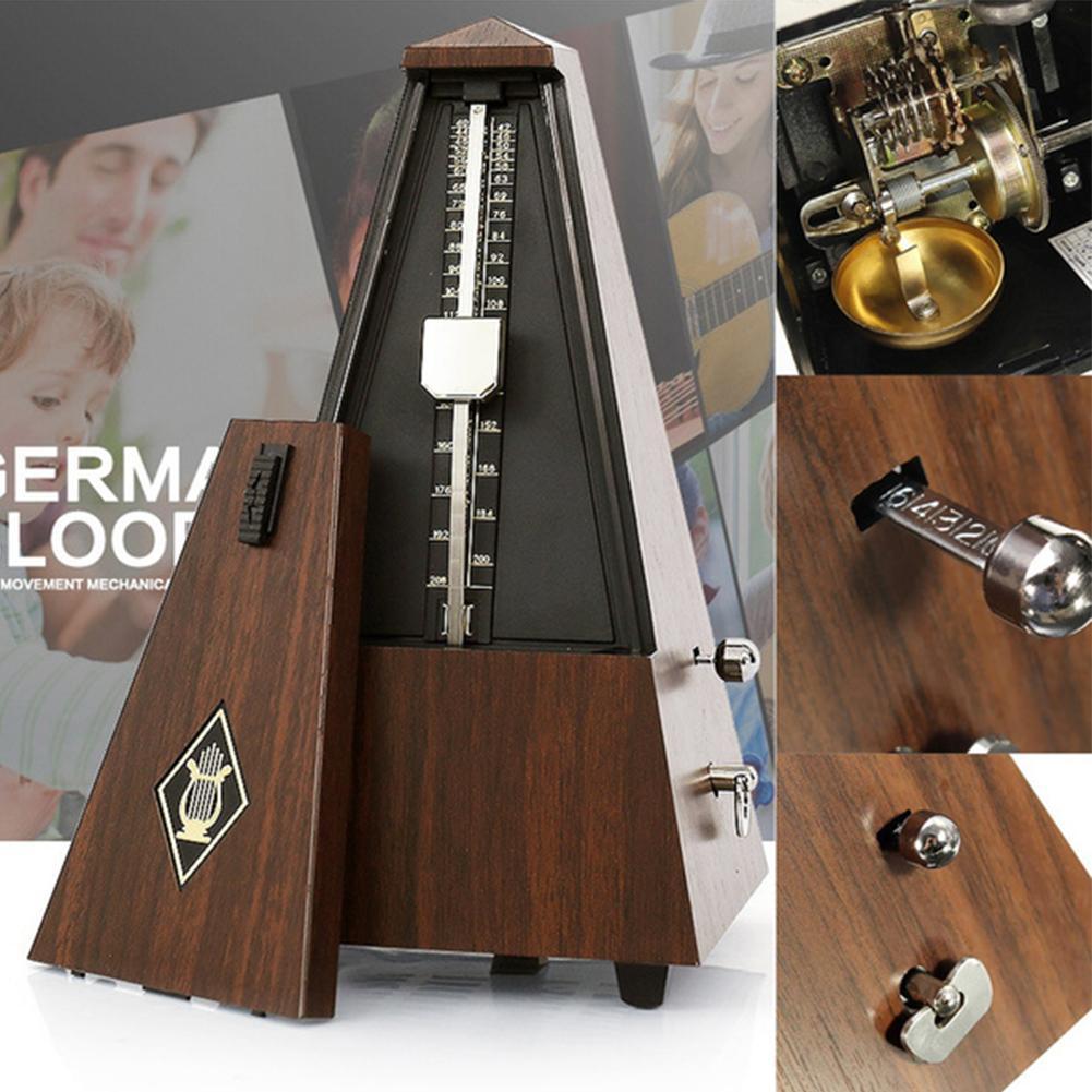 Vintage Style Mechanical Metronome Guitar Piano Violin Zither Musical Instrument Music Timer Precision Spring Mechanism