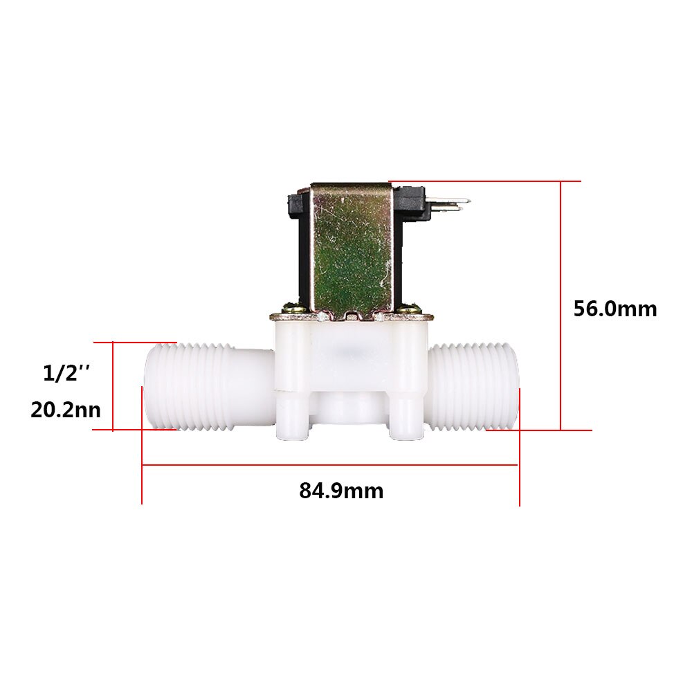 1/2 Zoll Impuls-Magnetventil - Elektrisches Wasserventil 4,5-6VDC Für Bewässerung
