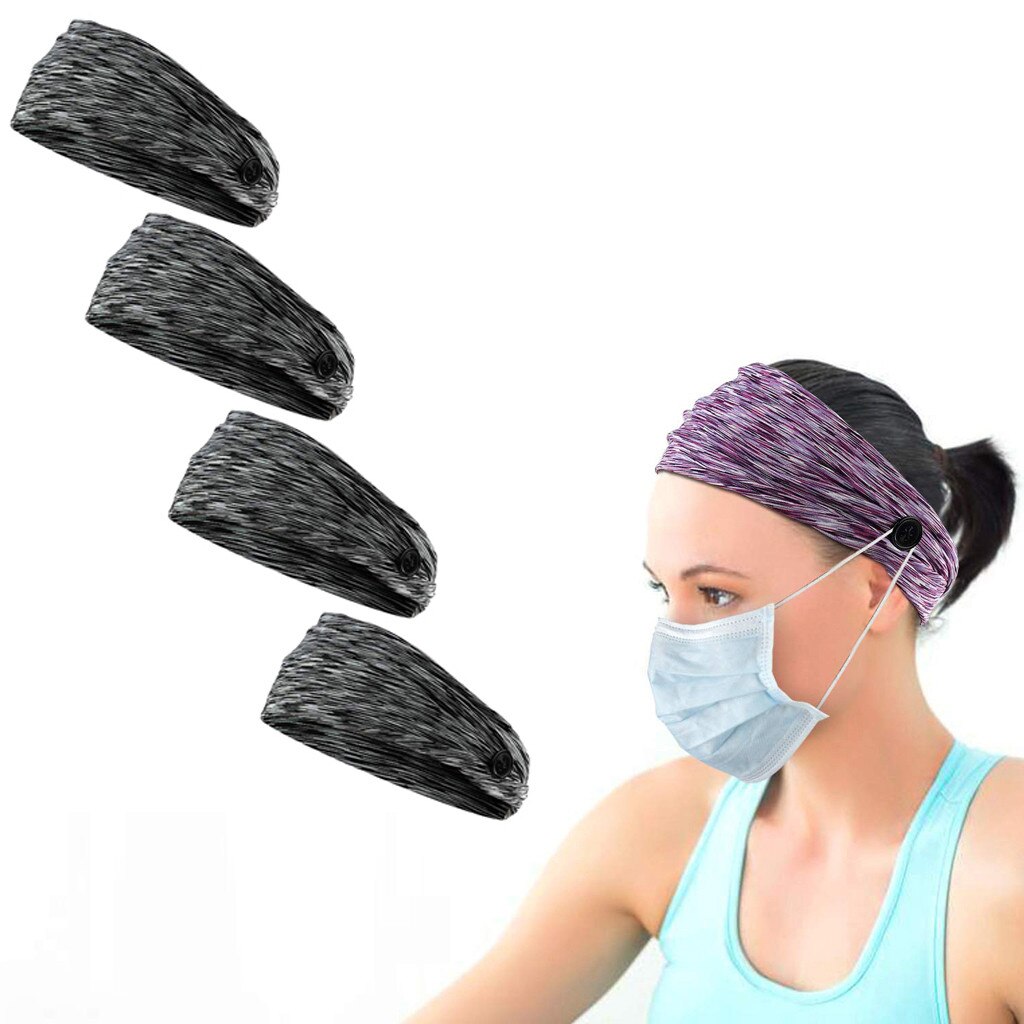 Fitness-yoga-stirnband, dehnbar, für damen und herren, elastisch, für sport, yoga, fitnessstudio, outdoor-fitness: Grau