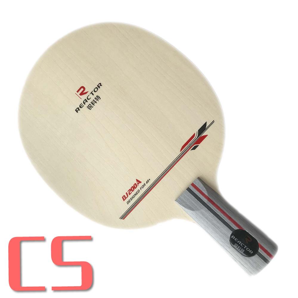 Table tennis racket Reactor DJ200 table tennis blade with 2Pieces Sanwei T88-III Corbor Table Tennis pingpong rubber: DJ200 CS