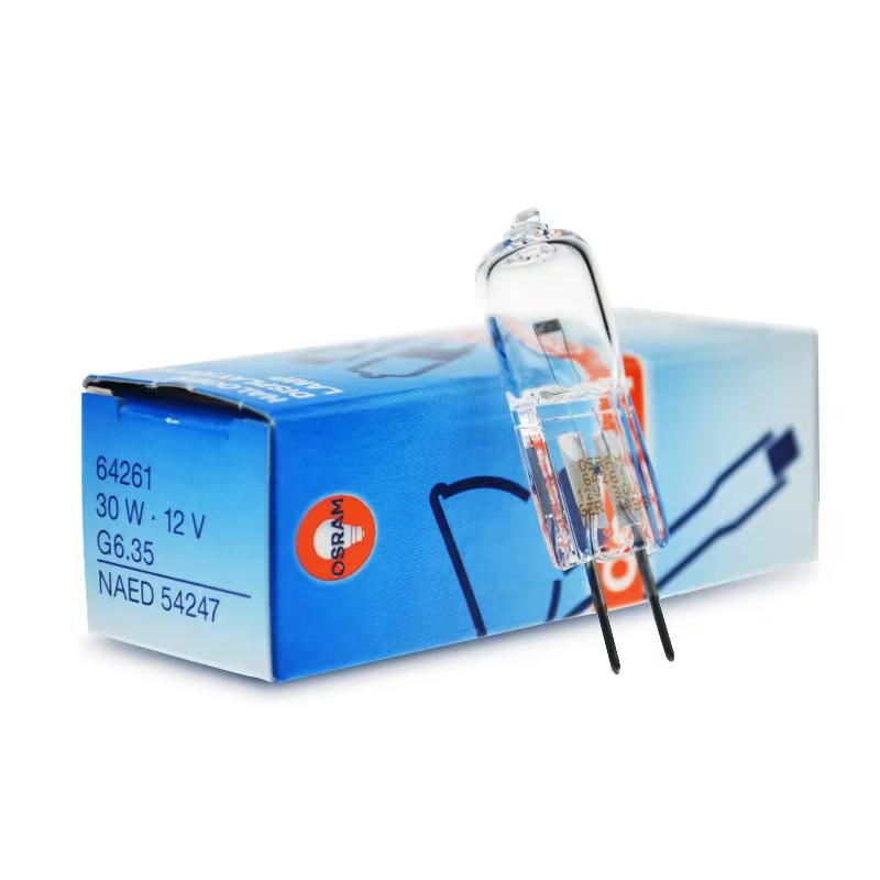 12v 30w osram 64261 g6.35 naed 5424 pærer oftalmisk halogenpære topcon acp -5/6/7 zeiss leica mikroskop spaltelampe