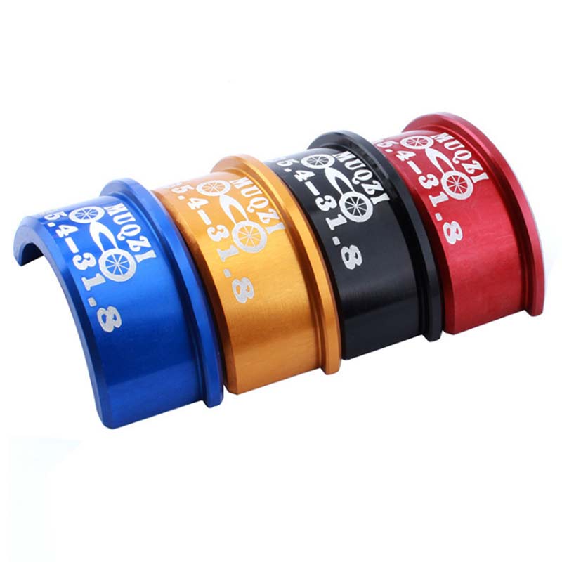 4 stuks fietsstuur conversiebladen 25.4 to 31.8 mm installatie opening afstelling transformator mtb racefiets fixed gear
