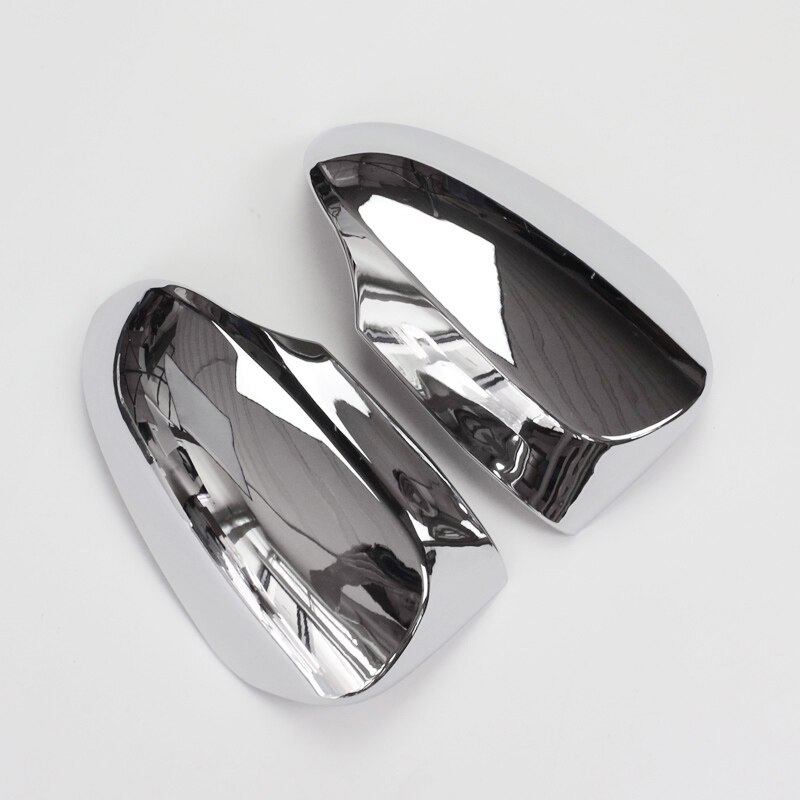Voor Toyota C-HR Chr Abs Chrome/Carbon Decoratie Achteruitrijcamera Achteruitkijkspiegel Side Glas Spiegel Cover trim Frame 2 Stuks