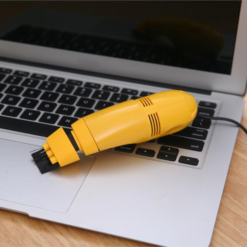 Mini Vacuum USB Keyboard Cleaner PC Laptop Brush Dust Cleaning Tool Multiple Brushhead
