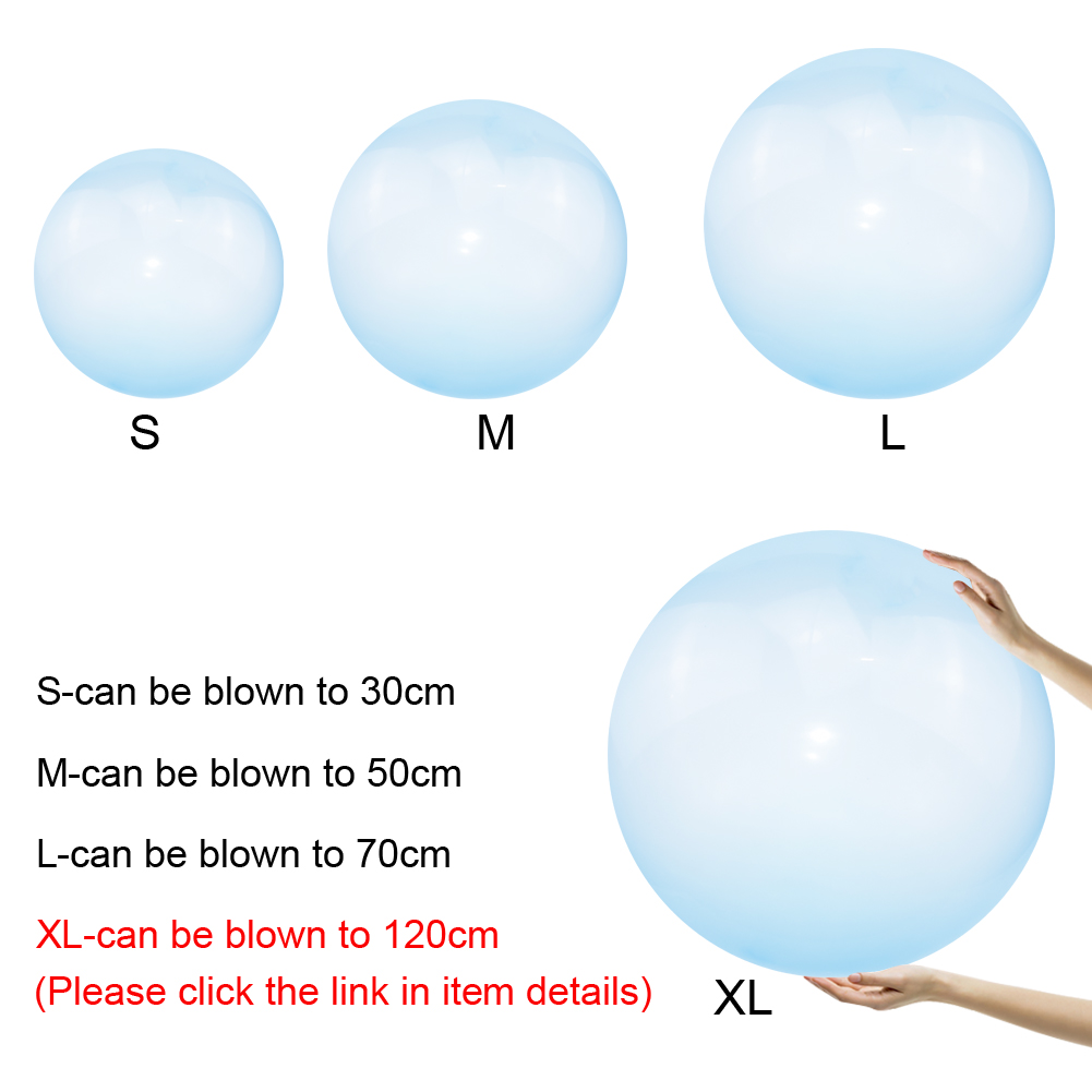 Children Outdoor Soft Air Water Filled Bubble Ball Blow Up Balloon Toy Fun Party Game Kids Amazing Bubble balls Inflatable Toys