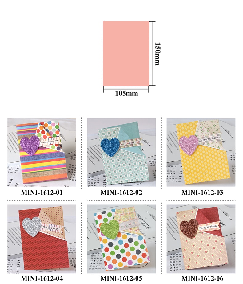 vintage greeting cards glitter heart handmade cards valentine cards meesage kids small greeting cards