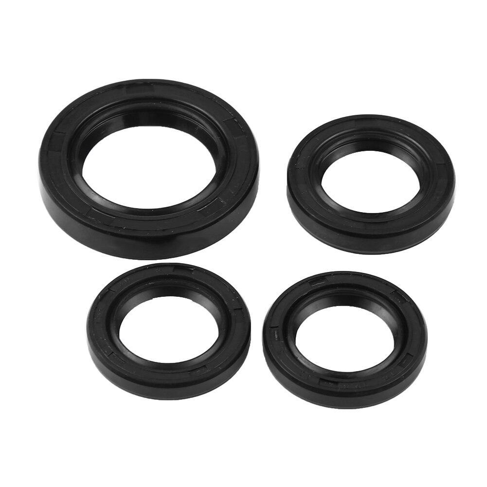 Oil Seal 4 Pcs Engine Crankshaft Gear Crank Case Oil Seal for most GY6 125cc 150cc 152 QMI 157QMJ Japanese and Chinese ATV Quads