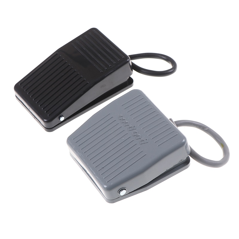 Footswitch Foot Momentary Control Switch Electric Power Pedal SPDT Nonslip Metal