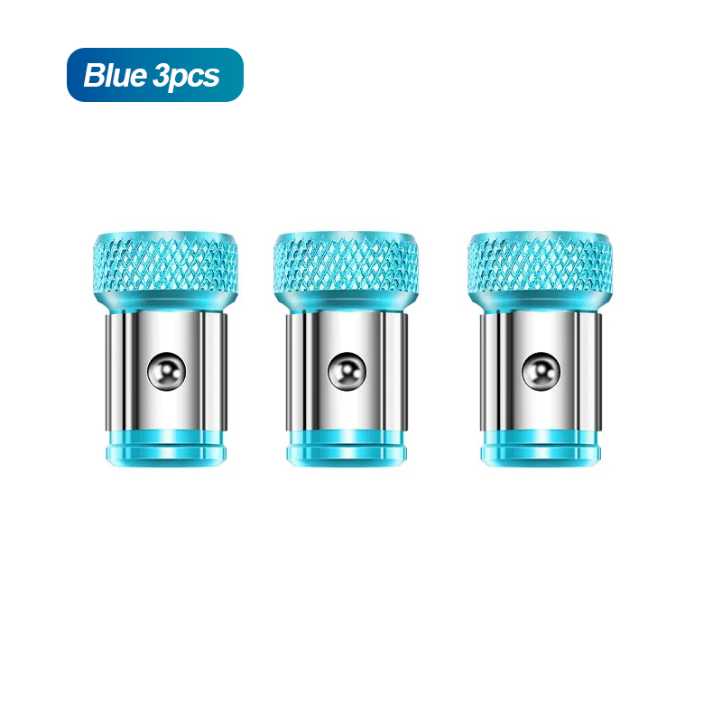 Magnetische schroefring Metalen bit Sterke magnetiseurringschroef Magnetische houders voor 1/4 inch/6,35 mm schroevendraaier Krachtige bits: royal blue