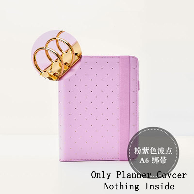 Lovedoki 2020 Dokibook Notebook di Colore Della Caramella Della Copertura A6 Loose-Leaf Tempo Planner Organizer Serie Diario di Appunti del Personale: No2 only Cover