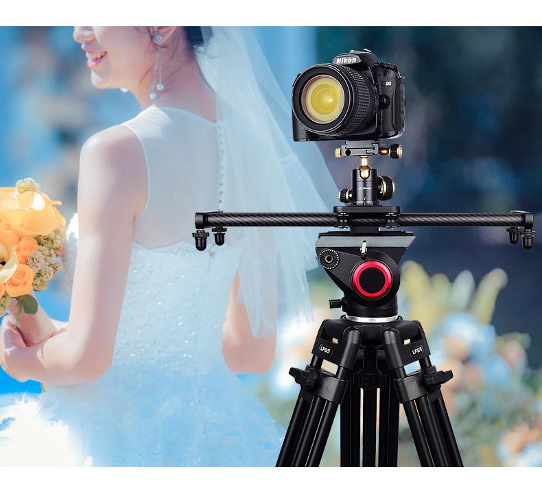 40CM Portable Camera Recorder Silent Carbon Fiber Slide Track Slider Dolly with 4 Roller Bearing Video Movie Photography r30