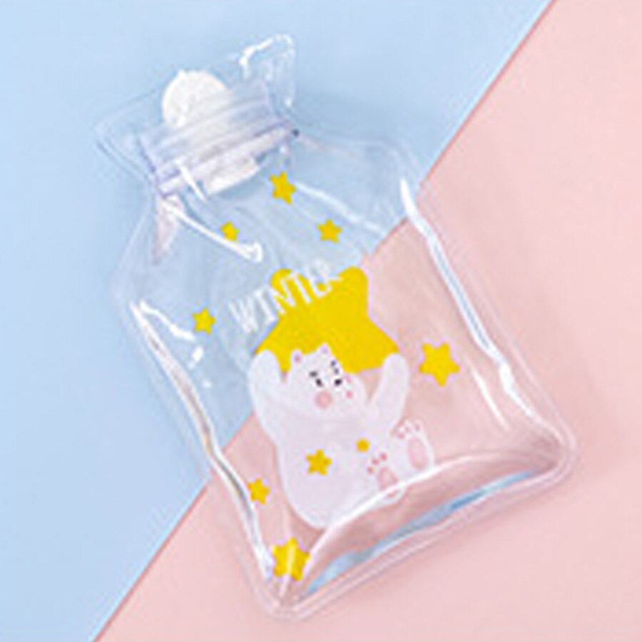 Transparent water injection water bag compress cartoon warm hand treasure warm stomach portable warm water bagA811: style 6
