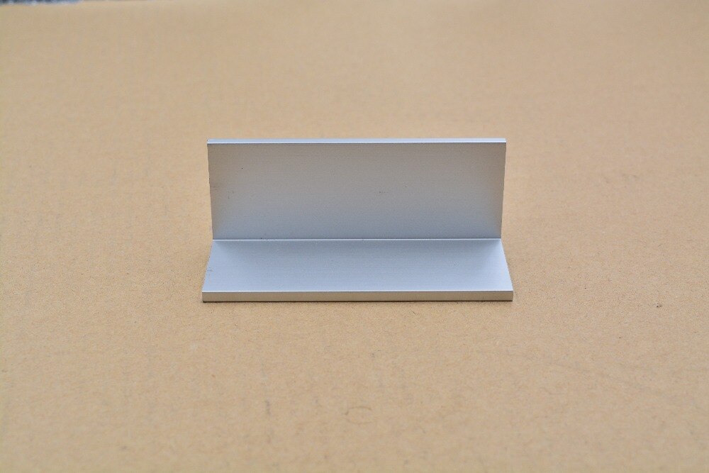 50mm x 50mm plaat lengte 200mm L profiel hoek aluminium dikte 5mm