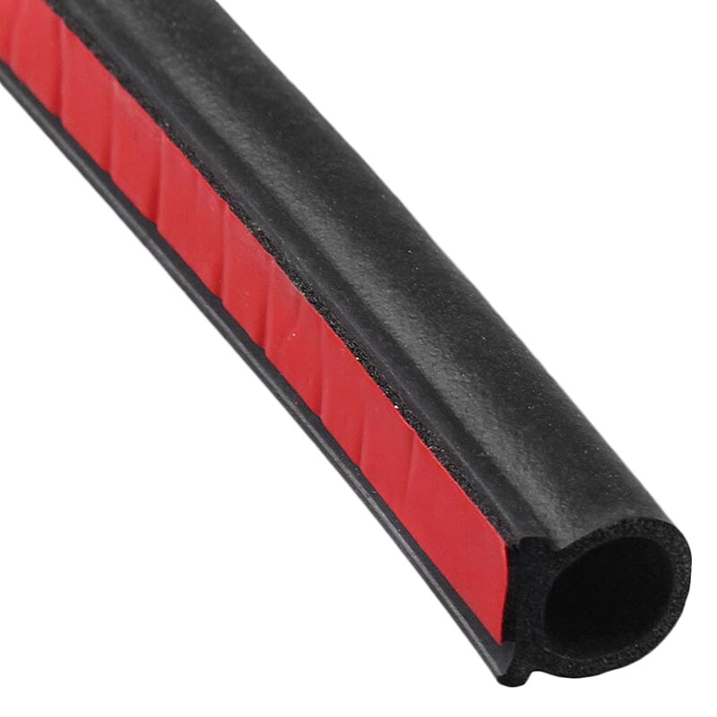 Auto motor deur grote d-vormige rubberen afdichting weerstrip hol 157 inch 4m
