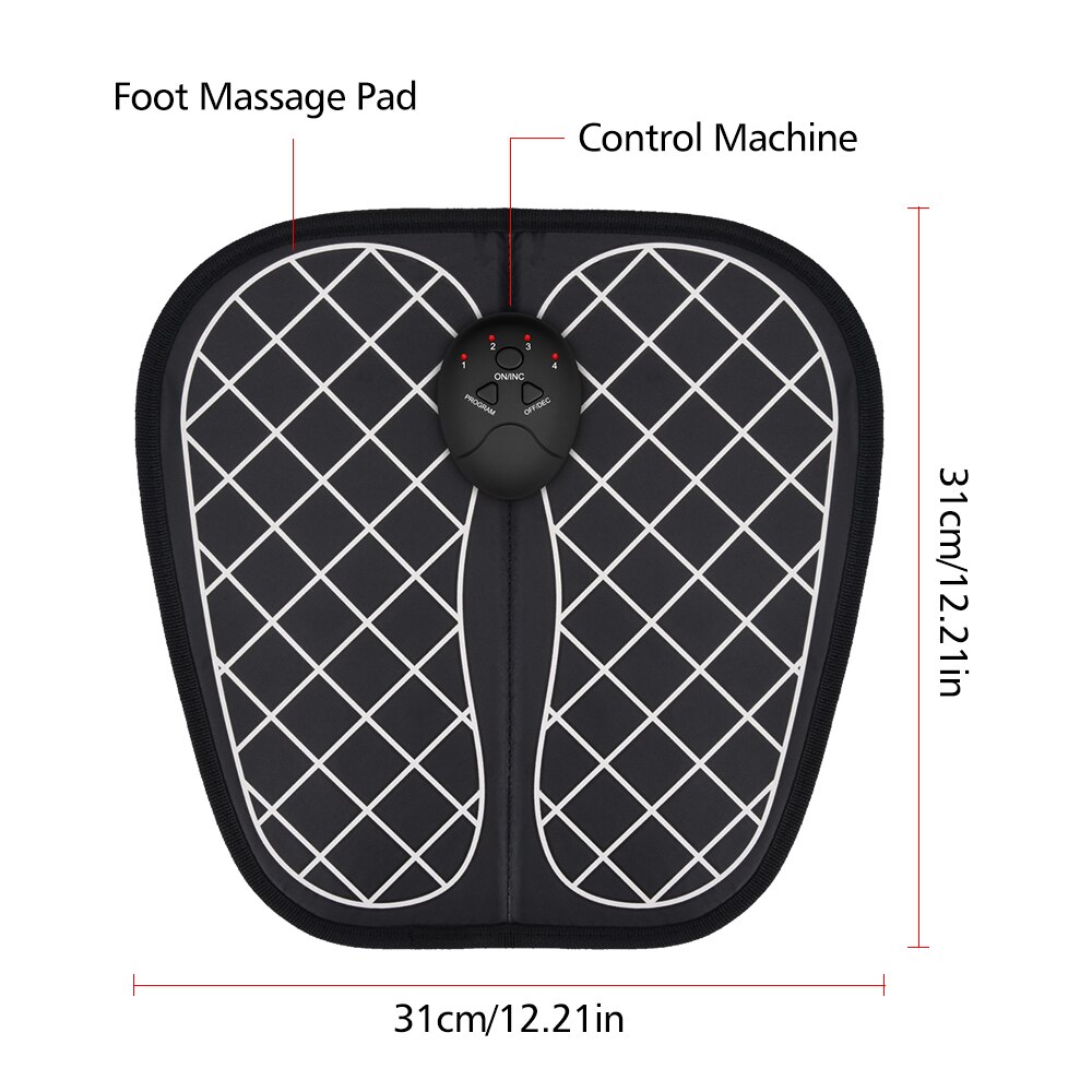 Fodmassager elektrisk ems fodmassager abs fysioterapi revitalisere pedicure fodvibrator trådløs fod muskelstimulator