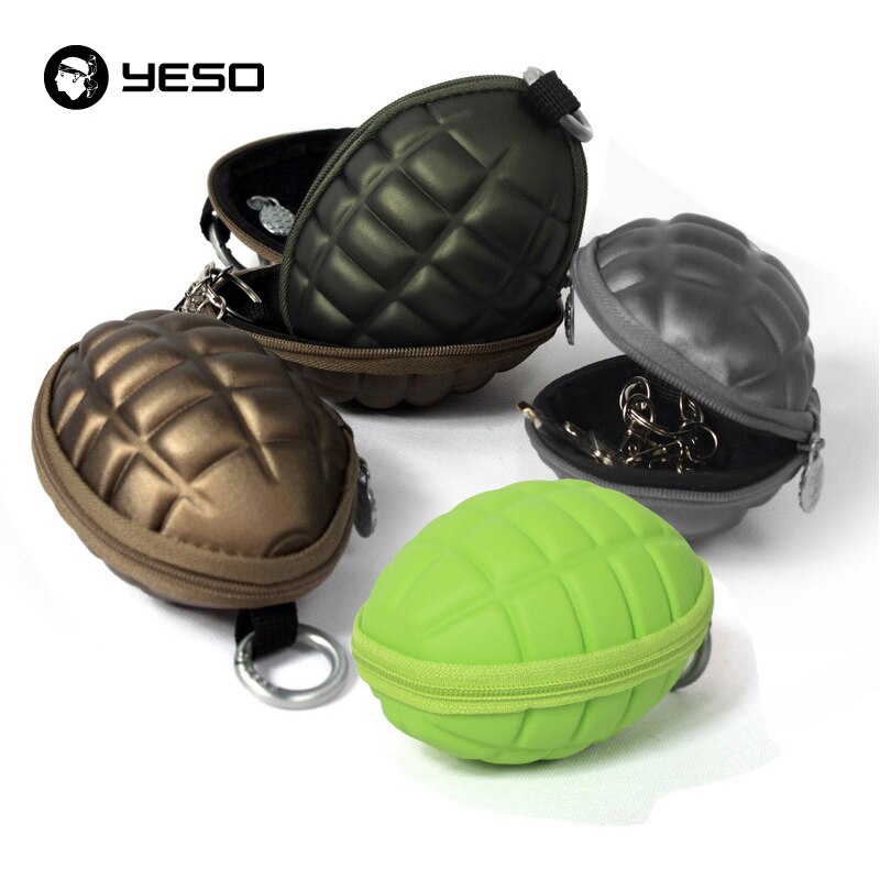 YESO Neue PU Männer Schlüssel Halter Geldbörsen Unisex Oval Kopfhörer Fall Tasche Haushälterin Für Schlüssel Organizer Geldbörse Für auto Schlüssel Tasche