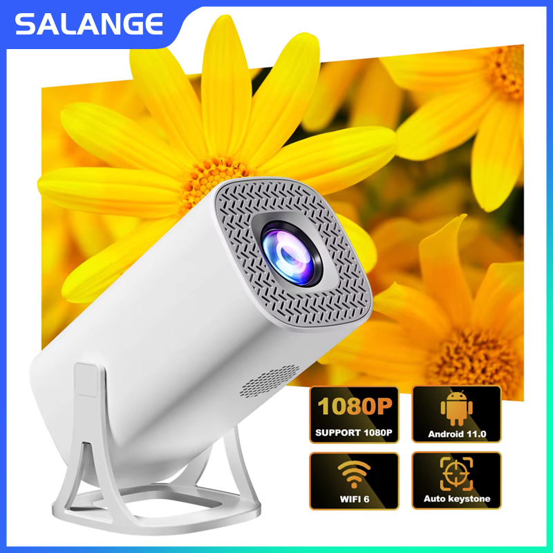 S40 Projector Android 11 120 ANSI 720P Native Support 1080P 4K Wifi6 BT5.0 Cinema Outdoor Portable Mini Projetor