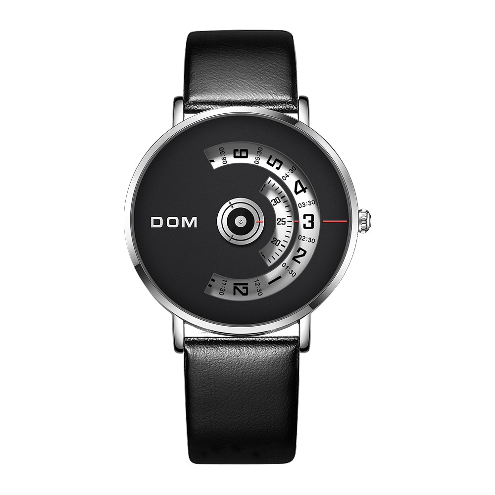 Reloj DOM para hombre, relojes deportivos casuales de superior para hombre, correa de malla de lujo, reloj de pulsera para hombre, reloj de pulsera resistente al agua a la , M-1303: M-1303L-1M7