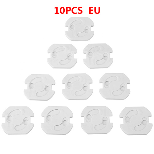 Venda quente 10pcs UE Soquete De Energia Tomada Elétrica Guarda da Segurança Do Bebê Proteção Anti Choque Elétrico Plugues Protetor Capa: EU 10pc