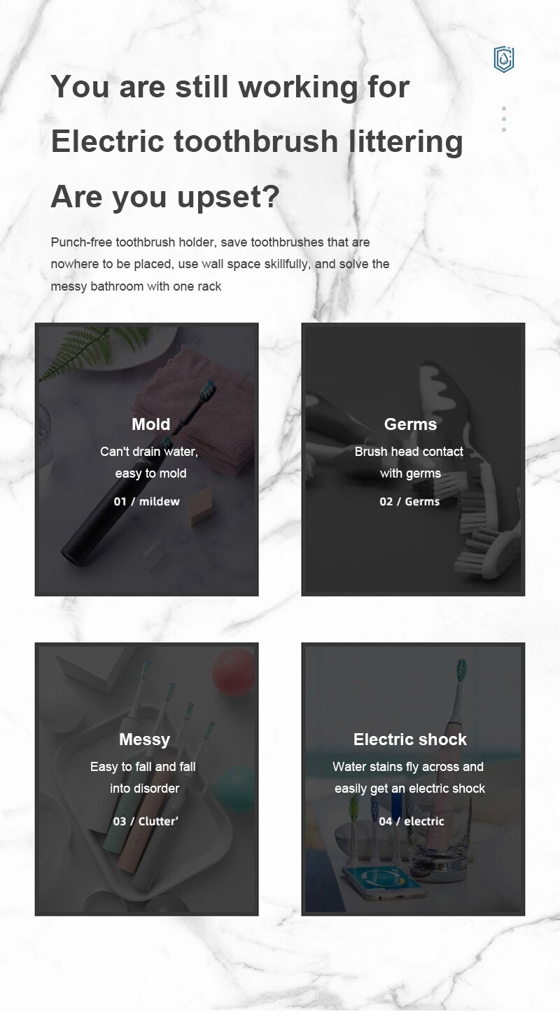 Kreatywny elektryczny uchwyt na szczoteczki robić zębów bezśladowy szczoteczka robić zębów stojak ścienny stojak robić kąpieli organizator oszczędność miejsca pasztecik robić zębów