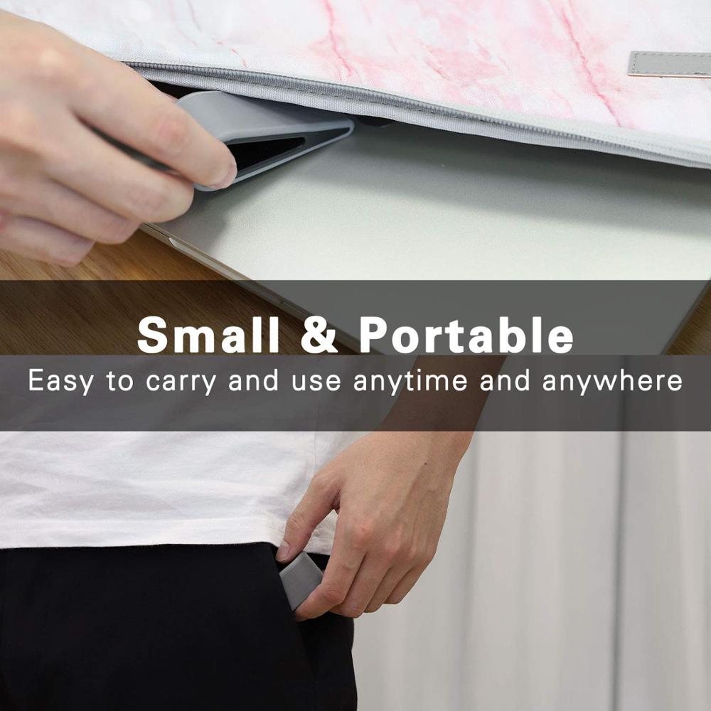 Universell bærbar / bærbar stativ , 2 stk sklisikker holdbar stativ lett stabil bærbar stigerør til bærbar pc, nettbrett, tastatur