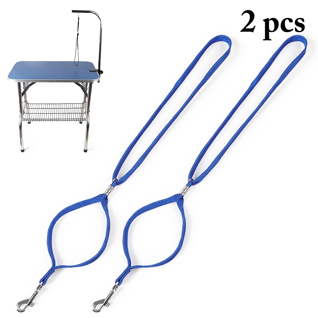 2 Stuks 48Cm Pet Grooming Loop Professionele Hond Grooming Loop Lock Clip Touw Voor Grooming Tafel Arm Bad Voor huisdier Accessoires