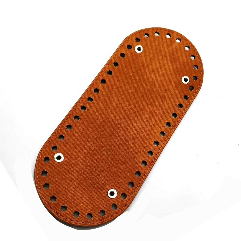 21*9cm Ovale Lange Bodem voor Breien Tas PU lederen 42 Gaten Vrouwen Tassen Handgemaakte DIY tas Accessoires