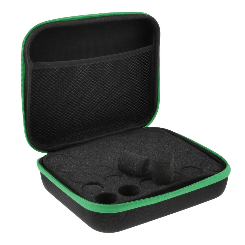 Mallette de transport d&#39;huile essentielle, 30 bouteilles de 5 Ml 10 Ml 15 Ml: Green
