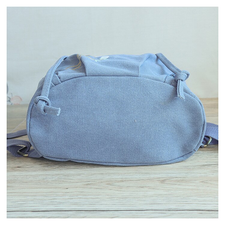 Mochila de lona feminina, mochila escolar casual para mulheres, com flores, bolsa de grande capacidade, para laptop