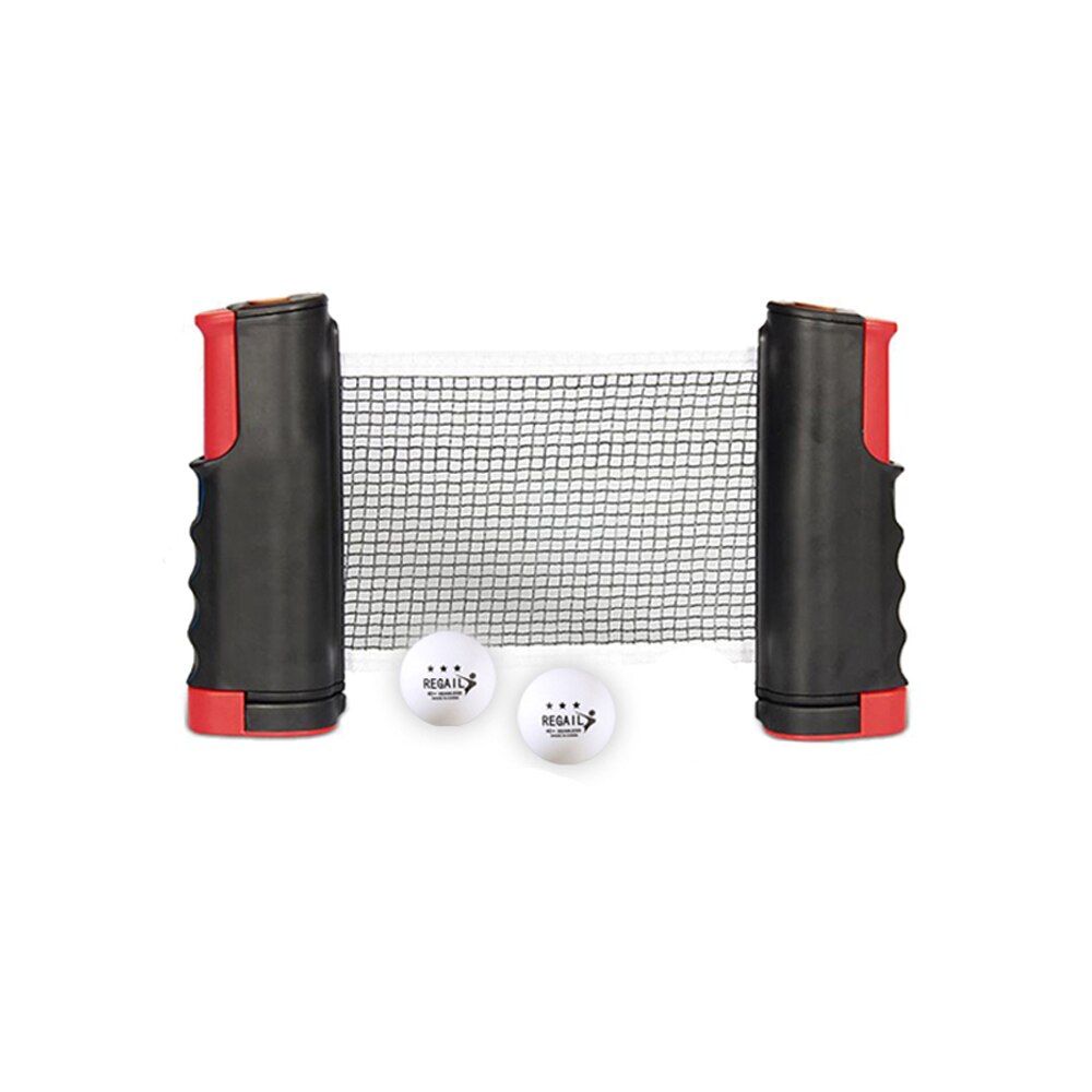 Ping Pong Racket Set Portable Retractable Ping-Pong Mesh Net Rack Bat Set Table Tennis Competition at Home Training Accessories