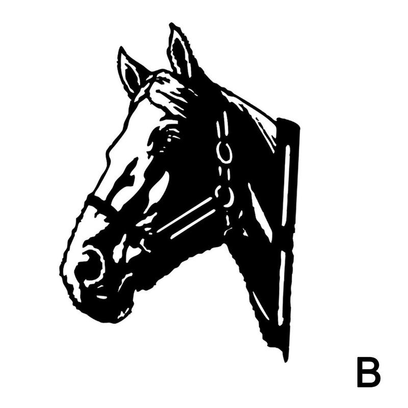 Statue en métal de vache en forme de taureau, décoration de jardin pour cour, ornement de pelouse, marron, signe d&#39;arbre de manoirs, Garde: Horse