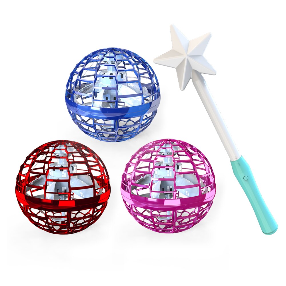 Fingertip Flying Gyro Ball Decompression Toys Cute Induction Toy Safety Fingertip Flying Gyro Ball