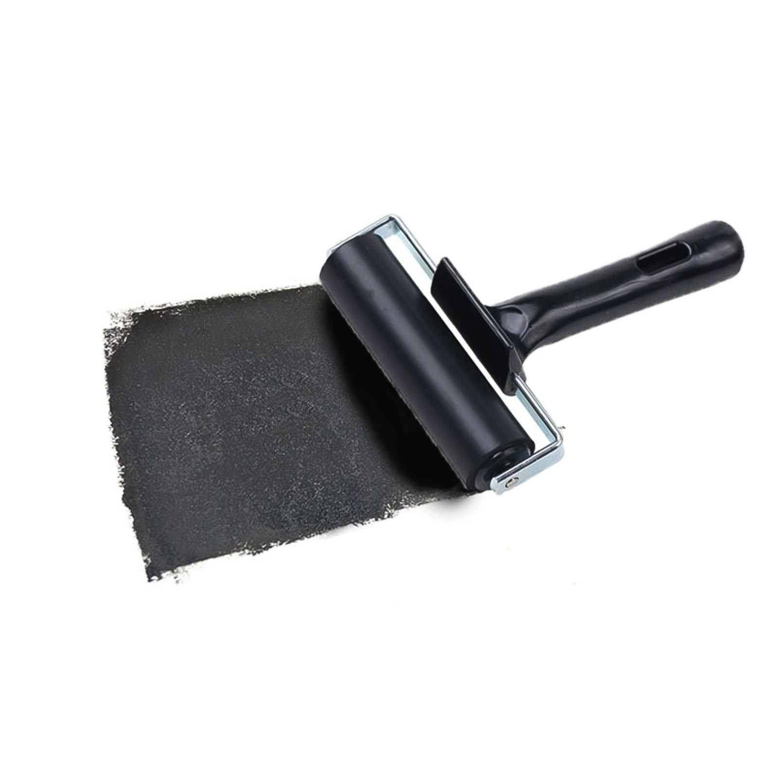 10cm Print Ink Roller Brayer Printmaking Roller Ink Painting Rubber Roller Art Stamping Tools Painting Hand Tools